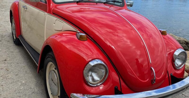 Rethymno: Ride With a VW Beetle Cabrio for 12 Hours - Exploring Crete in the VW Beetle