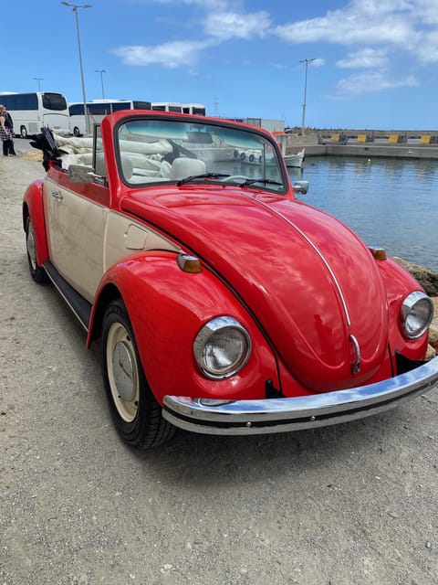 Rethymno: Ride With a VW Beetle Cabrio for 12 Hours - Vehicle Highlights and Features