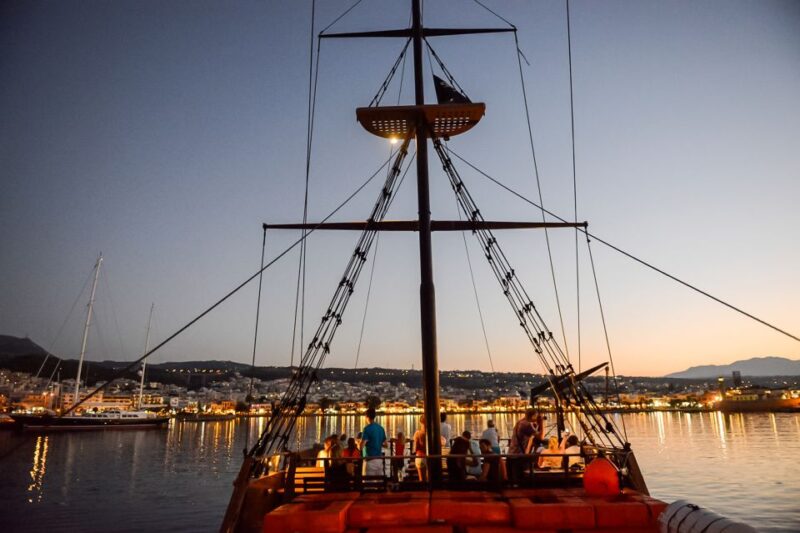 Rethymno: Sunset Cruise on a Wooden Pirate Boat - Meeting Point and Departure