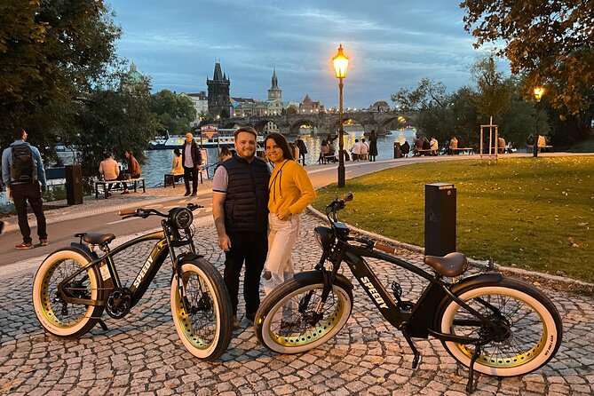 Retro Style E-Bike Night Tour in Prague - Live Guided - Inclusions