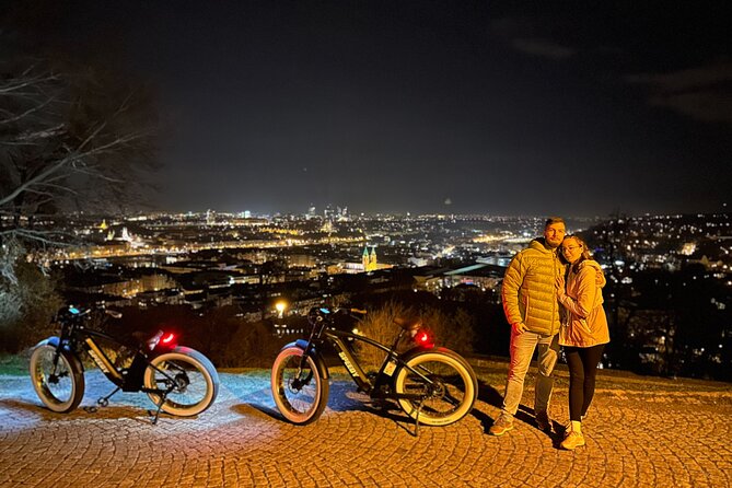 Retro Style E-Bike Night Tour in Prague - Live Guided - Panoramic Viewpoints in Prague