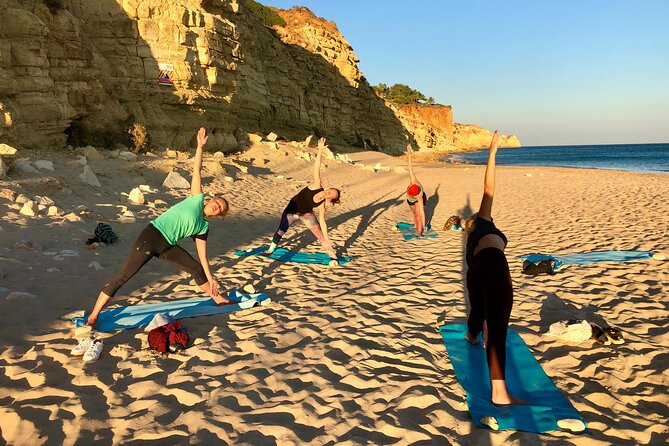 Revitalizing Beach Yoga in Portimao by El Sol Lifestyle - Group Setting on Beach