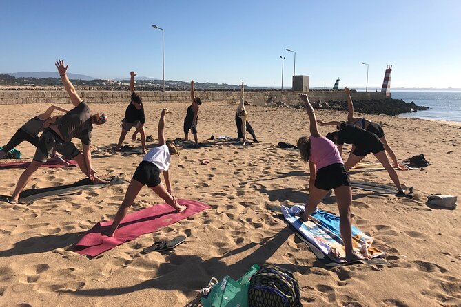 Revitalizing Beach Yoga in Portimao by El Sol Lifestyle - Yoga Mat Provided