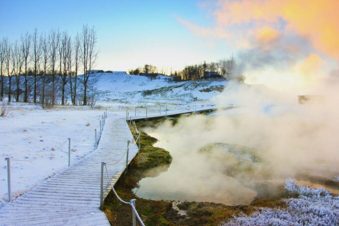 Reykjavik: Golden Circle Iceland Self-Driving Audio Tour - Enjoying Geothermal Relaxation