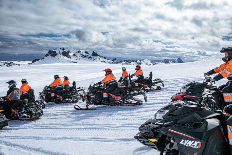 Reykjavik: Golden Circle Super Jeep and Snowmobile Tour - Snowmobile Experience