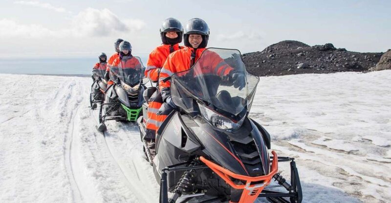 Reykjavik: Iceland South Coast & Glacier Snowmobile Tour - Snowmobile Ride Highlights