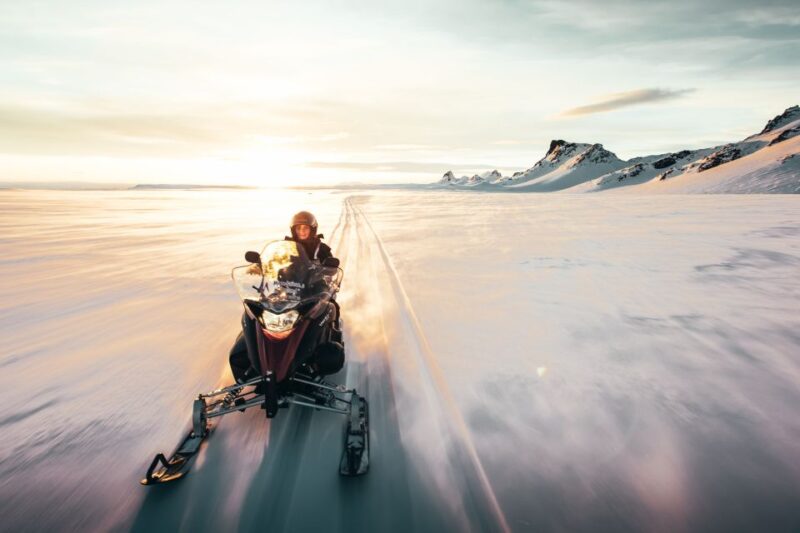 Reykjavik: Langjökull Glacier Snowmobile Tour & Hot Spring - Key Points