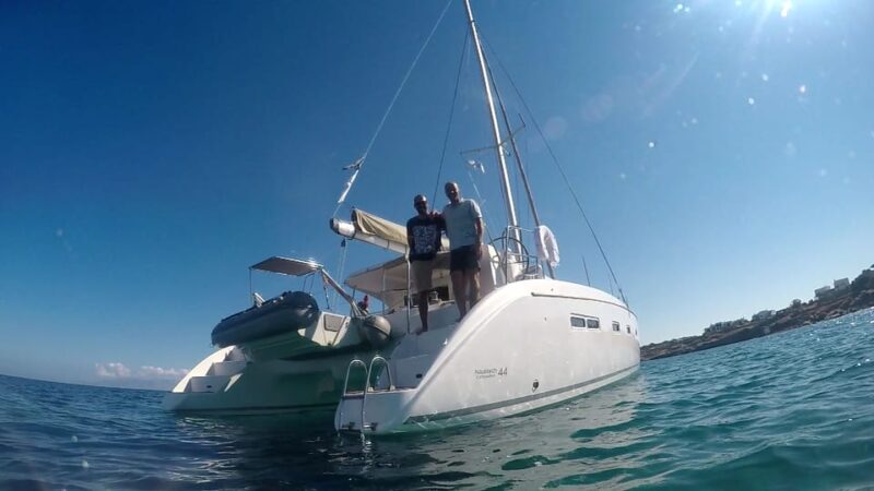 Rhenia Semiprivate Catamaran Sunset Cruise (Up to 10 Guests) - Itinerary Highlights