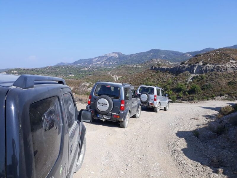 Rhodes: 4x4 Self-Drive Jeep Tour With Pickup in the North - Archipoli Village Food Tastings