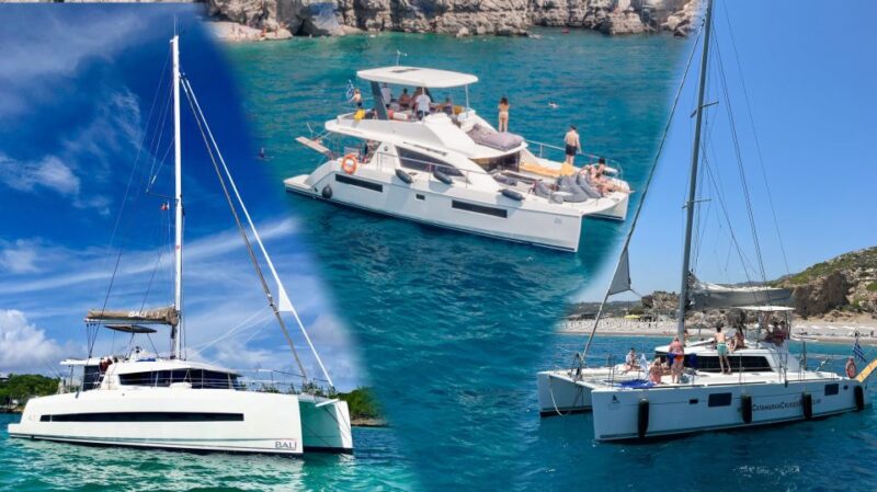 Rhodes: All-Inclusive Catamaran Cruise With Lunch and Drinks - Key Points