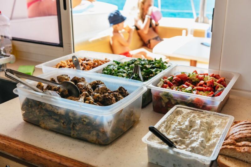Rhodes: All-Inclusive Catamaran Cruise With Lunch and Drinks - Food and Beverages