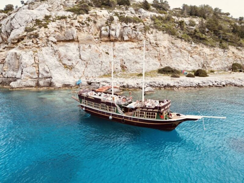 Rhodes: All Inclusive Day Cruise With BBQ & Unlimited Drinks - Swimming and Snorkeling