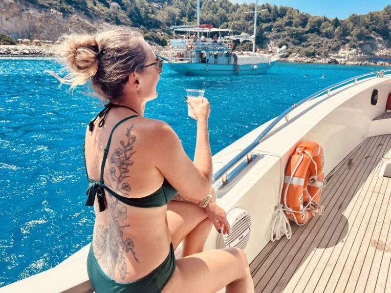 Rhodes: Beach Cruise With Swimming, Meal, & Unlimited Drinks - Visiting Faliraki and Traganou Caves