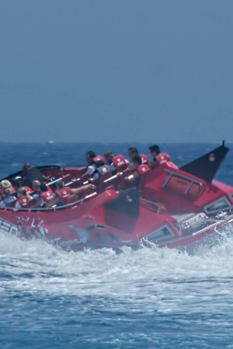Rhodes: Beaches Trip by Jet Boat With Snorkeling and Drinks - Santa Marina Rhodes Adventure