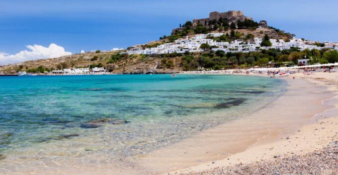 Rhodes: Boat Trip to Lindos With Swimming Stops - Explore the Acropolis