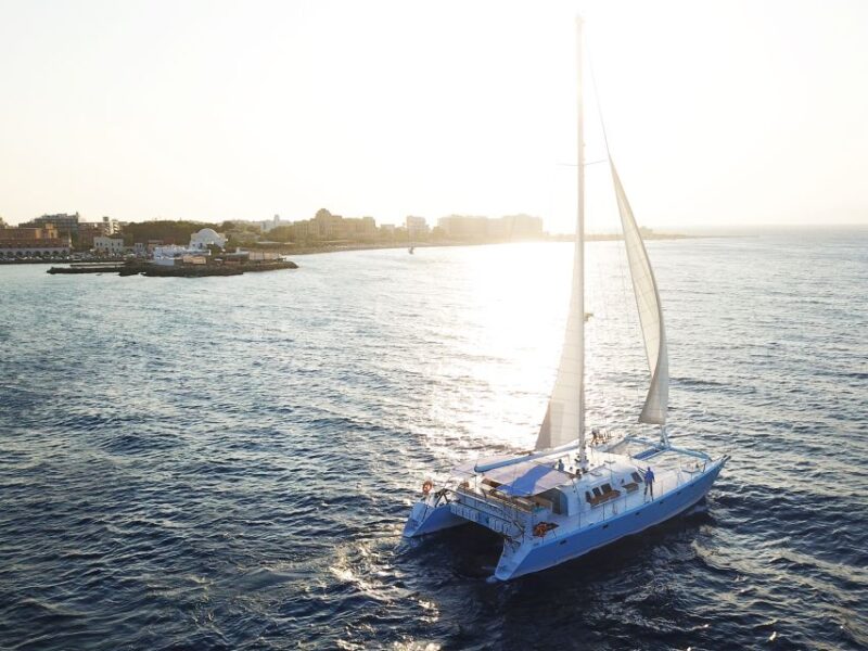 Rhodes: Catamaran Cruise With Meal, Snacks & Swim Stops - Included Greek Lunch and Drinks