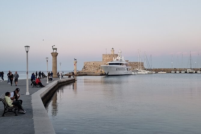 Rhodes: Evening City Tour With Guide+ Throne of Helios 9D Cinema - Maximum Travelers