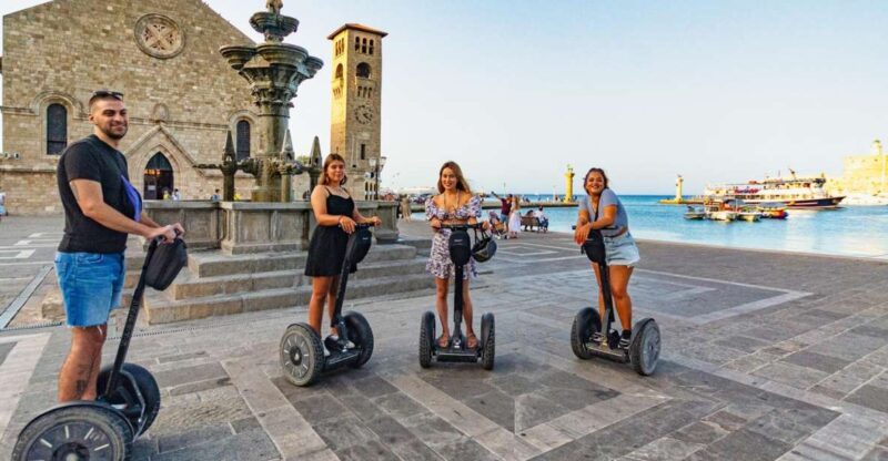 Rhodes: Explore the New and Medieval City on a Segway - Riding Through the Fortifications