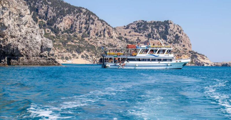 Rhodes: Full Day East Coast Bay to Bay Boat Trip With Lunch - Itinerary and Activities