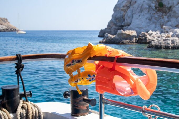 Rhodes: Full Day East Coast Bay to Bay Boat Trip With Lunch - Boat Specifications and Capacity