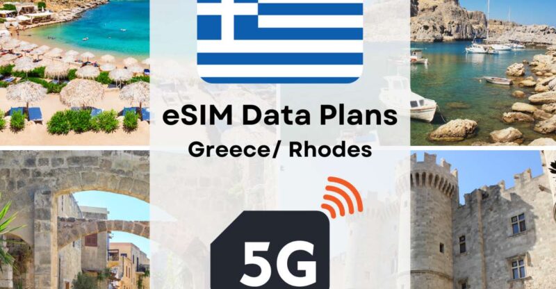 Rhodes: Greece/ Europe Esim Internet Data Plan High-Speed - Pricing and Discounts