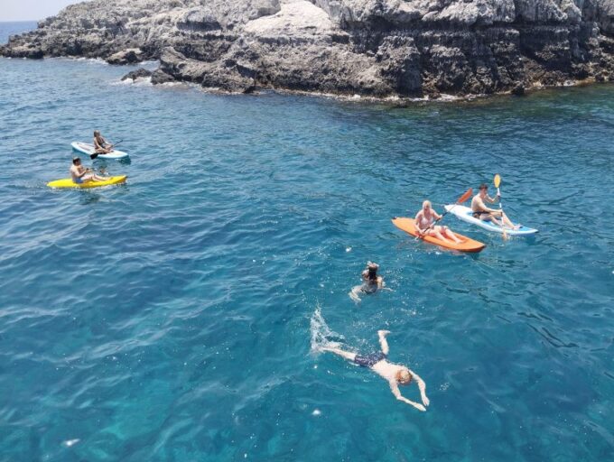 Rhodes: Gulet Trip With Food, Drinks, Sup, Kayak & Swimming - Suitability for All Ages
