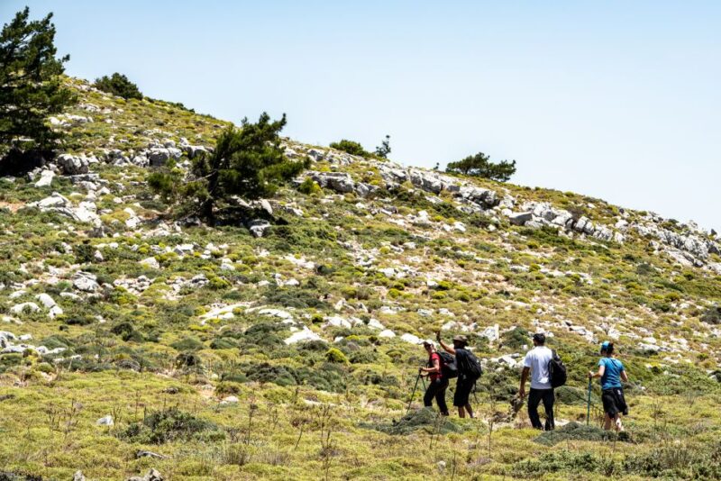 Rhodes: Hiking Tour to the Summit of Akramitis With Photos - Break at the Old Chapel of St John