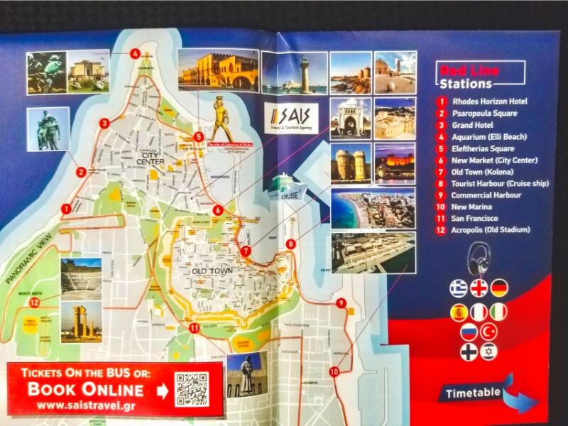 Rhodes: Hop-on Hop-off Sightseeing Bus Tour - Meeting Points and Important Information