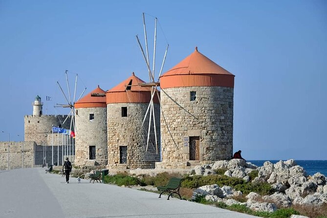 Rhodes Island Tour: Lindos, Old Town, Pottery Workshop, Wine Tasting - Taking in the Old Towns Charm