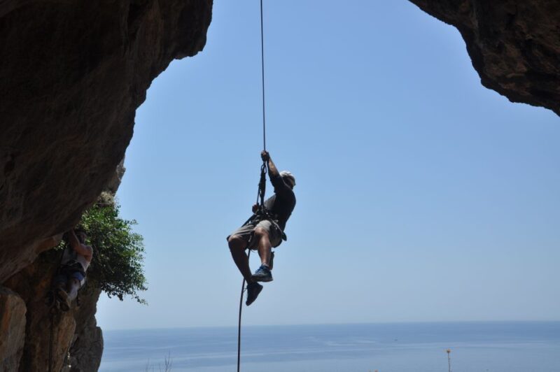 Rhodes: Ladiko Bay Rock Climbing and Rappelling Experience - Experienced Climber-Guides Expertise