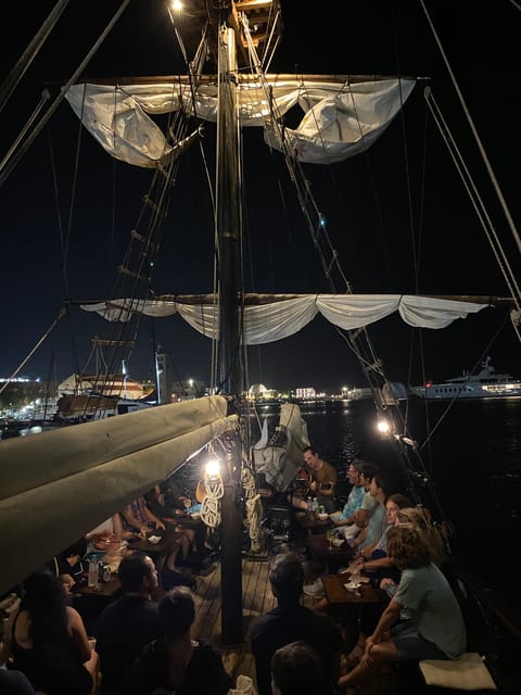 Rhodes: Night Cruise With Live Music and Sightseeing. - Key Points