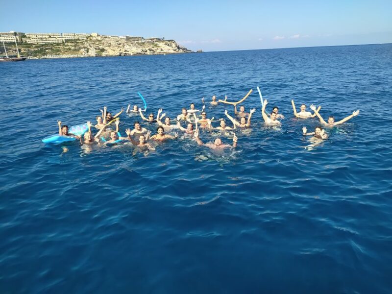 Rhodes: Pleasure Cruise for Swimming and Snorkeling - Itinerary