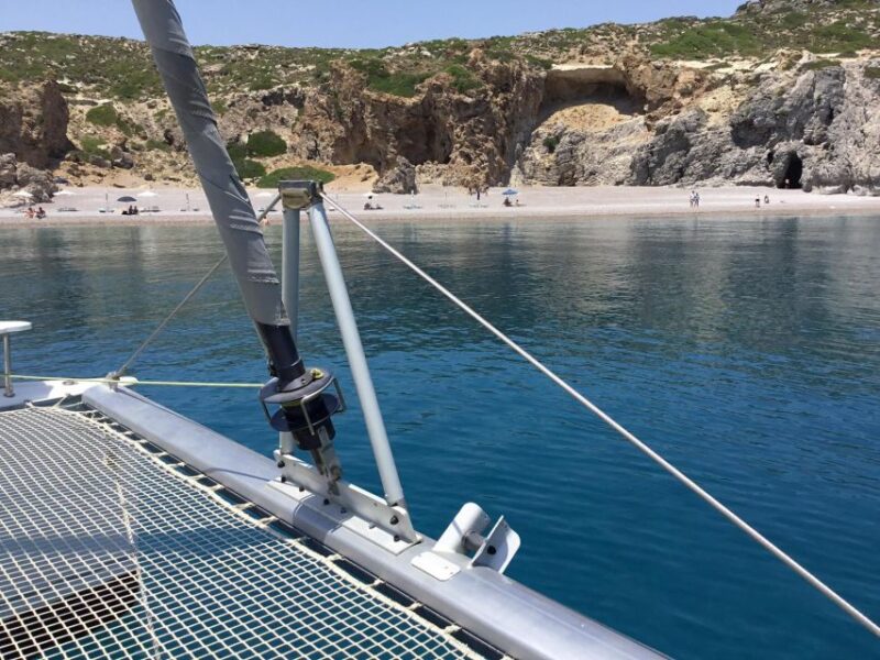 Rhodes: Sailing Catamaran Day Cruise With Food and Drinks - Itinerary and Locations