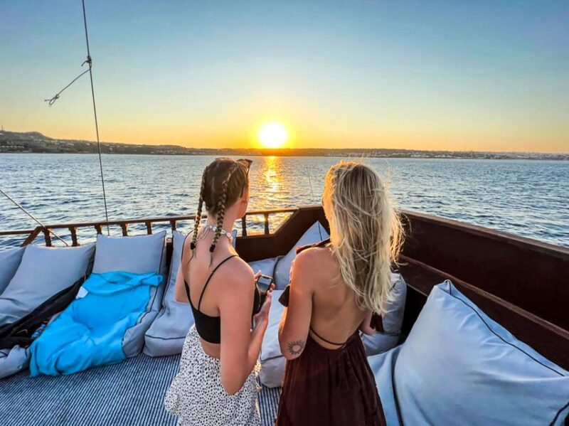 Rhodes: Sunset Cruise With Greek BBQ and Unlimited Drinks - Onboard Experience