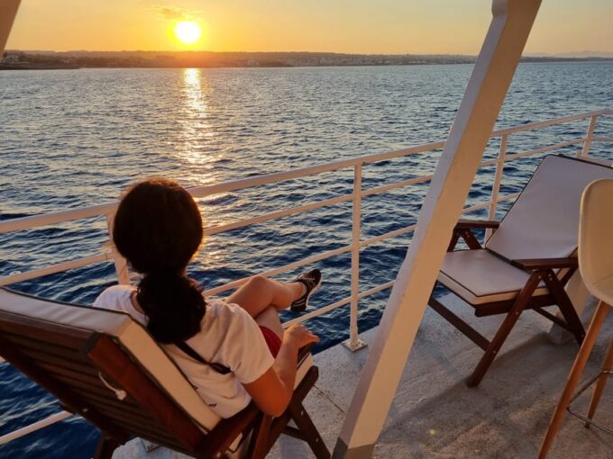 Rhodes: Sunset Cruise With Live Music, Wine & Greek Buffet - Departure and Return