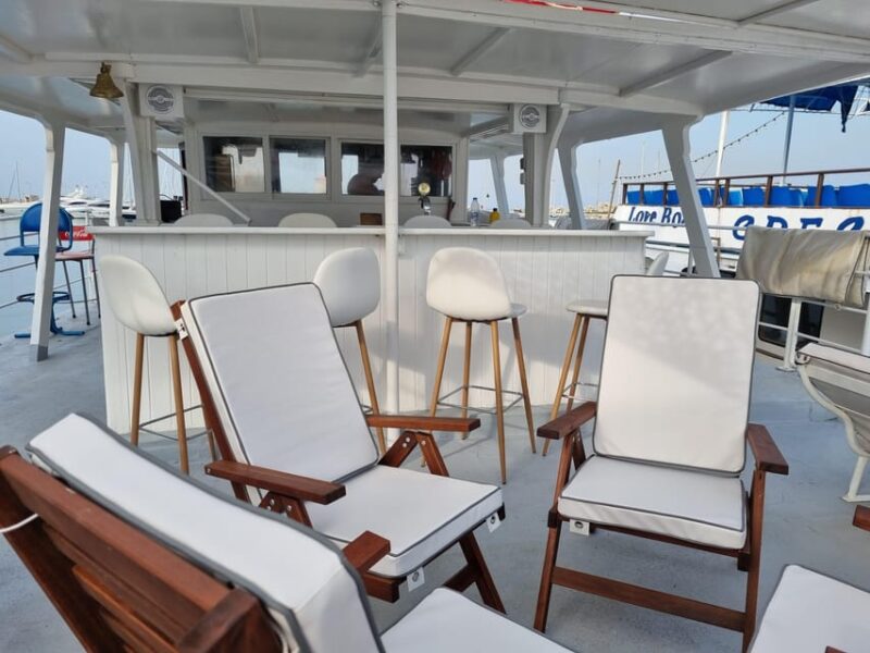 Rhodes: Sunset Cruise With Live Music, Wine & Greek Buffet - Yacht Experience