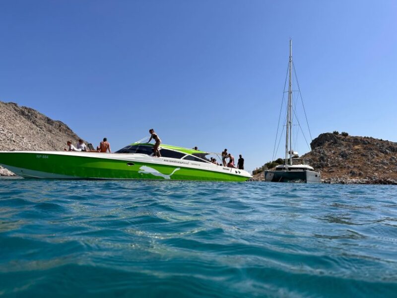Rhodes: Symi Day Trip With Lunch and Drinks,3 Stops for Swim - Barbecue Lunch at Saint George Beach