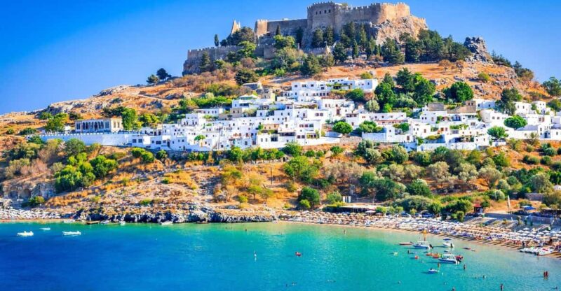 Rhodes Town Area: Lindos Roundtrip Transfer With Free Time - Lindos Village Exploration