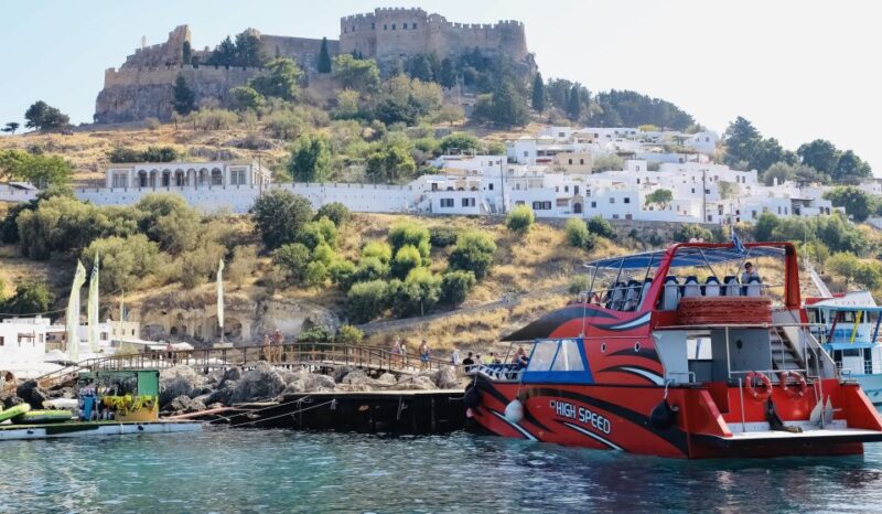Rhodes Town: High-Speed Boat Trip to Lindos - Inclusions and Exclusions
