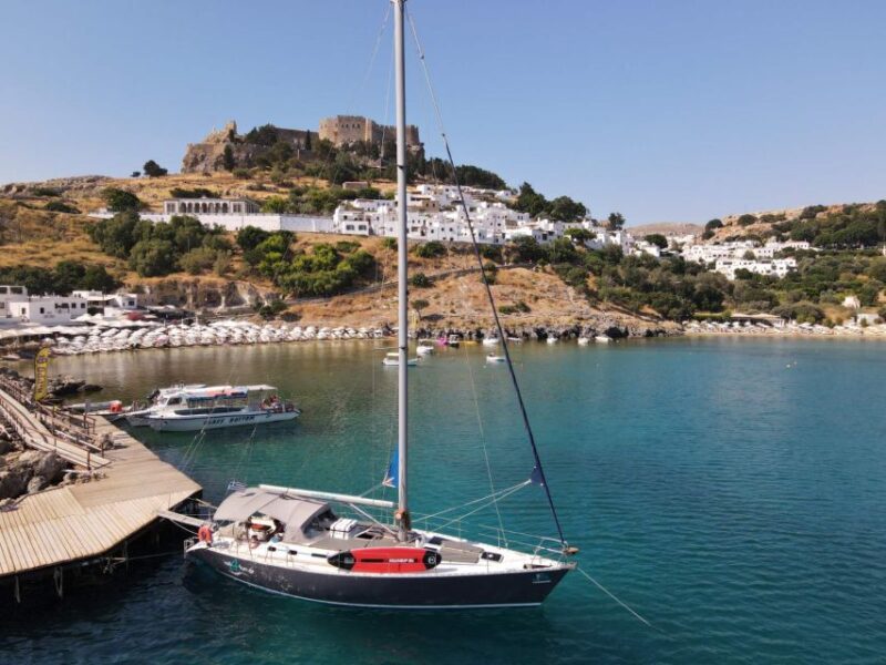 Rhodes Town: Private Sailing Cruise With Swim Stops & Meal - Duration and Inclusions