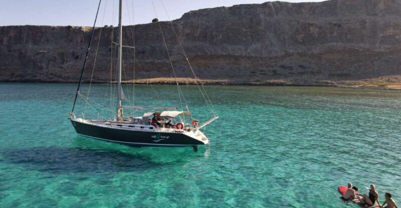 Rhodes Town: Private Sailing Cruise With Swim Stops & Meal - Discovering Kallithea Springs