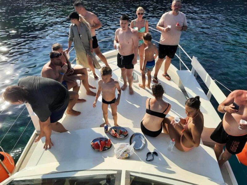 Rhodes Town: Private Trip for Swimming & Snorkeling 3 Stops - Boat Cruise Details