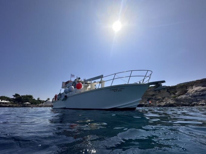 Rhodes Town: Private Trip for Swimming & Snorkeling 3 Stops - Rhodes Town Backdrop