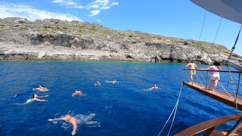 Rhodes Town: Sunset Boat Cruise With Drinks & Snacks - Kallithea Springs