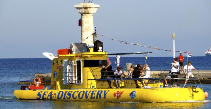Rhodes Town: Yellow Submarine Cruise With Underwater Views - Frequently Asked Questions