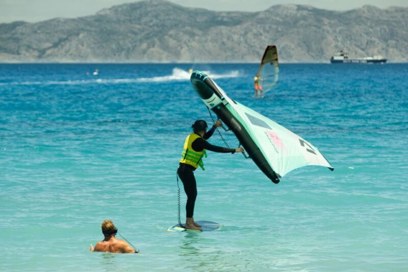 Rhodes: Wing Foil Taster Experience - Suitable for Adventurous Individuals Aged 7