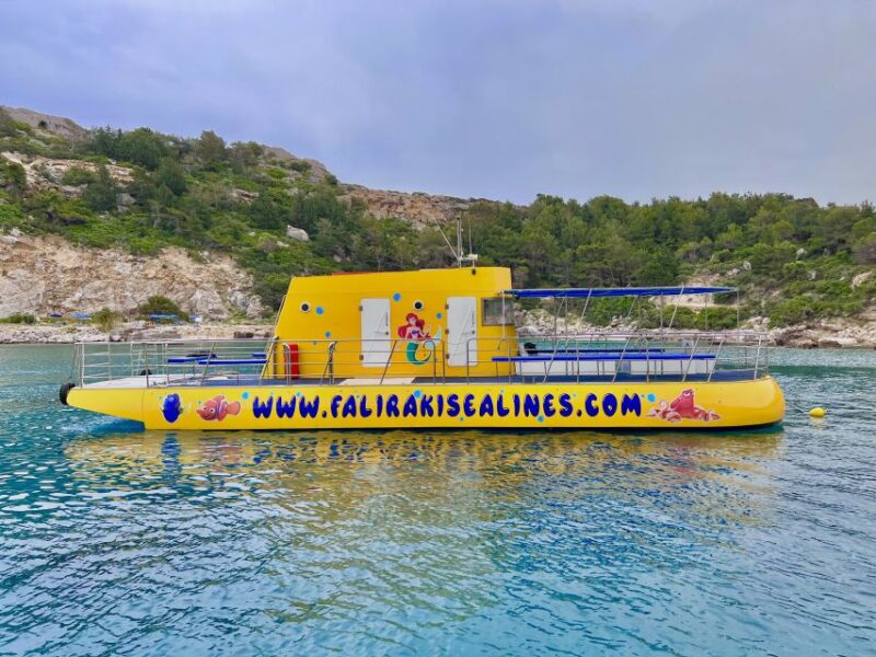 Rhodes: Yellow Submarine Swim Cruise With Drinks - Key Points