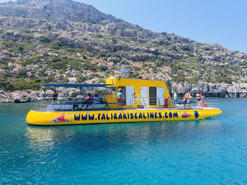 Rhodes: Yellow Submarine Swim Cruise With Drinks - Pickup Information