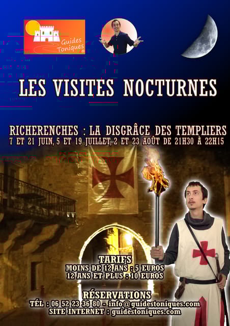 Richerenches Night Visit: the Disgrace of the Templars - Itinerary Details