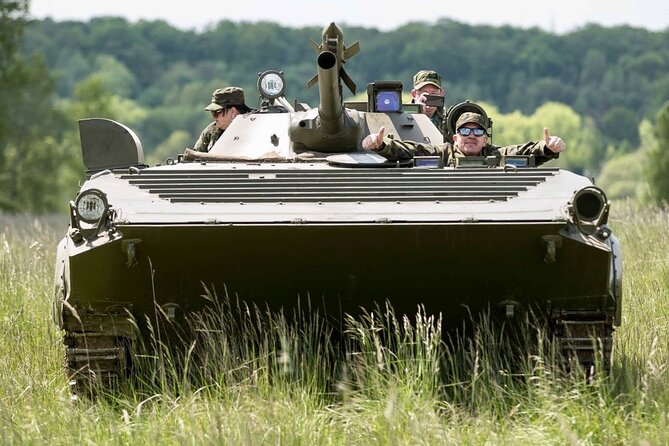 Ride in a BMP Tank and Military Garage Tour Prague - Booking Information